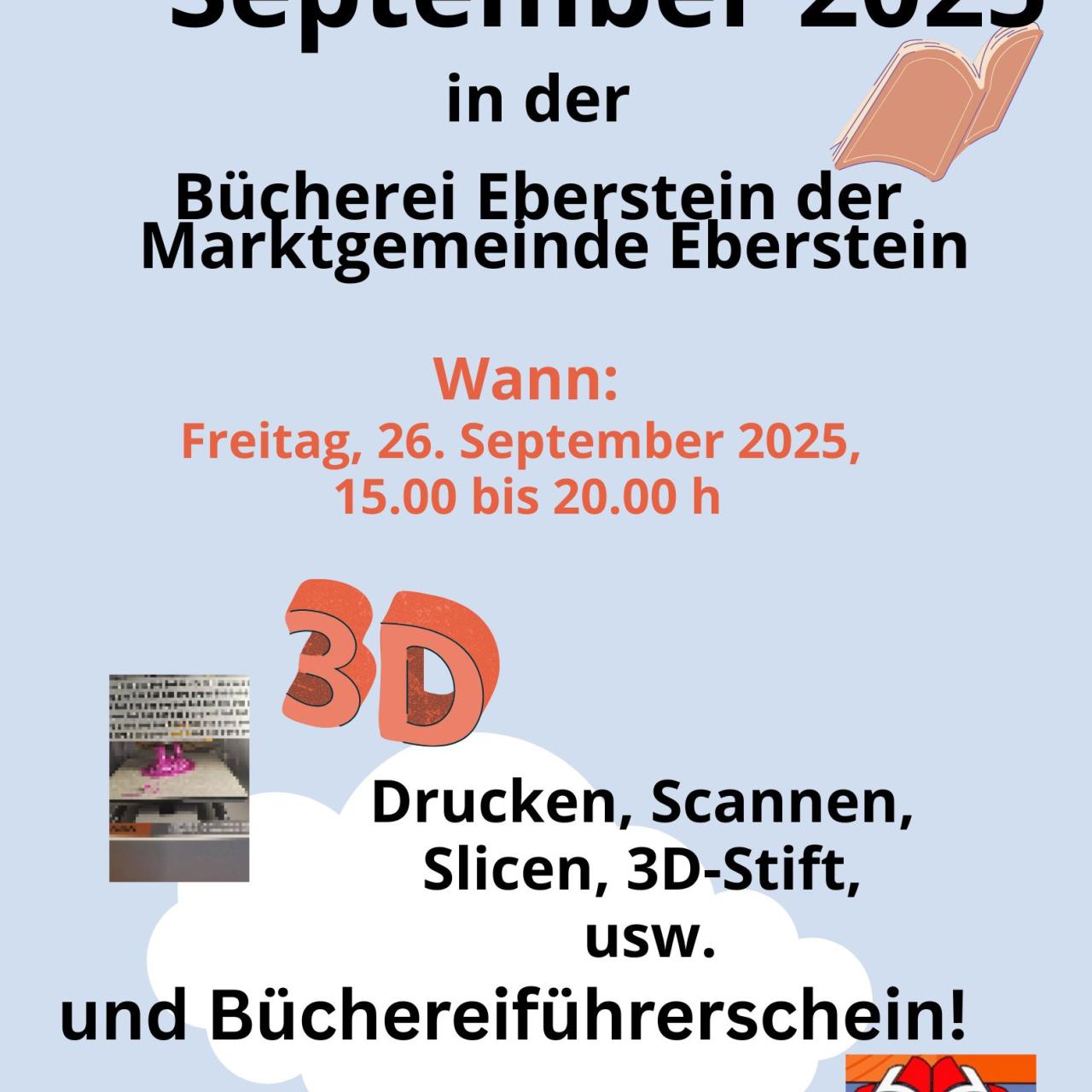 Action-Zeit September 2025 in der Bücherei Eberstein